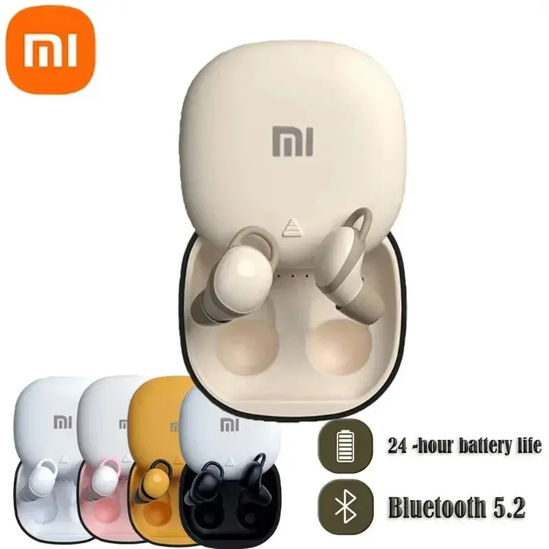 XIAOMI Sleeping Wireless Earbuds Mini In Ear Headphone Invisible Noise Cancelling Comfrotable Sleep Headphone For Android iOS