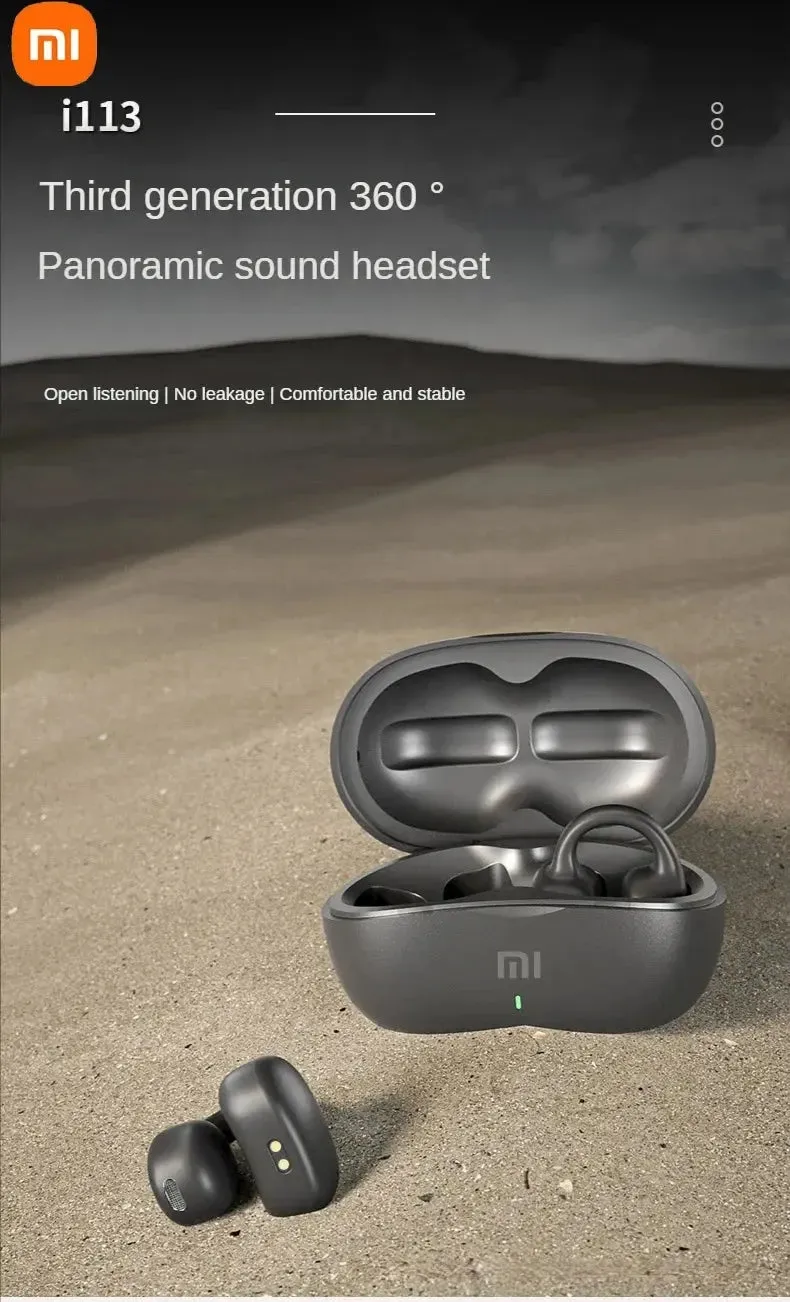 Xiaomi Wireless Bluetooth Headphone Earrings TWS Bone Conduction Earhook Headphones Sports Earbuds TWS Headphones WithMicrophone