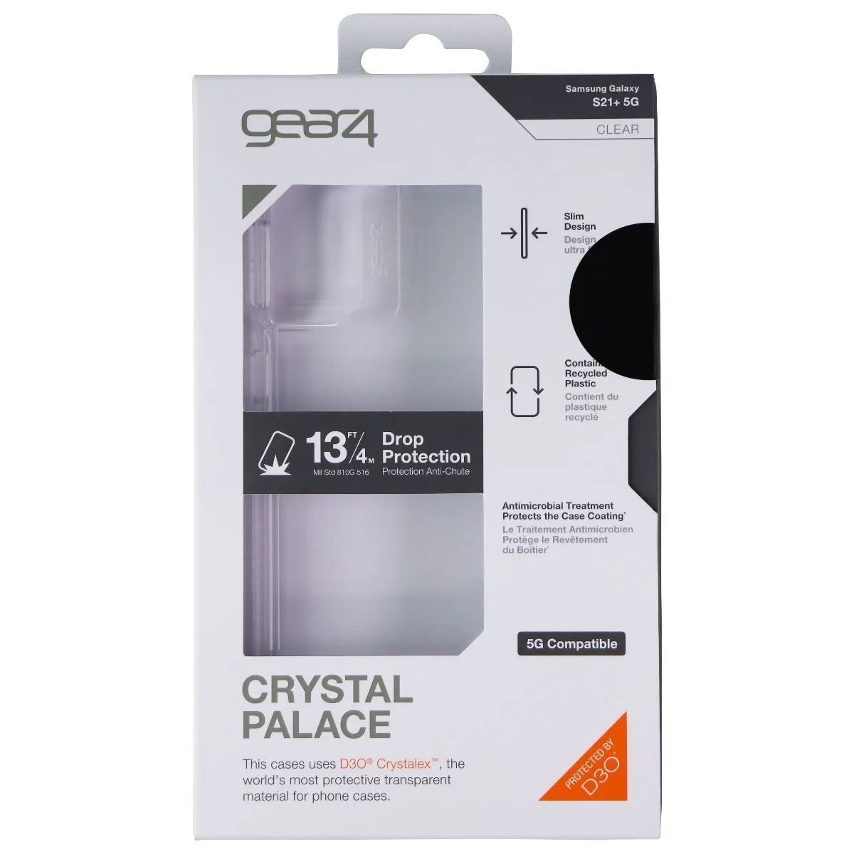 ZAGG Crystal Palace Hard Case for Samsung Galaxy (S21 ) 5G - Clear